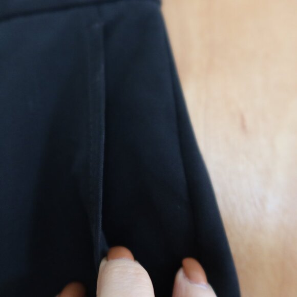 CHAIKEN classic black dress pants size 4 front pockets flat front - Picture 9 of 16
